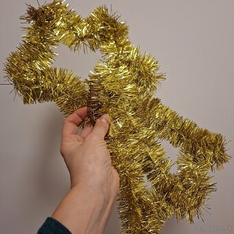 Starodávna vianočná hviezda na stromček - 2