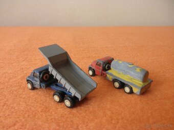 staré kovové autíčko Tatra 138 sklopka a cisterna Směr 1:100 - 2