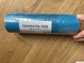 Výstražná fólia "Pozor voda" modrá 20 m - 2