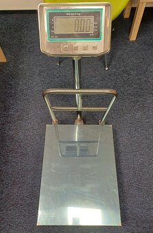 Digitálna mostíková váha TCS do 200 kg 40 x 50 cm s opierkou - 2