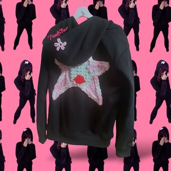 🩷PINKSTAR hoodie🩷 Void.x.Wear - 2