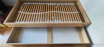 IKEA posteľ s roštom a úložným priestorom - 2