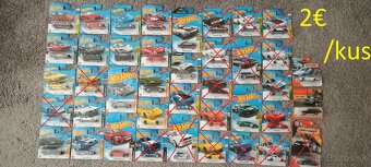 Hot Wheels EU európske autá - 2