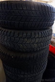 13" Hlinikové disky 4x100 so zimnými pneu - 2