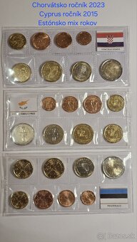 UNC sady euromincí - 2