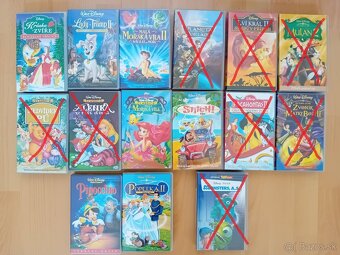VHS filmy a rozprávky, DVD filmy a CD hudba - 2