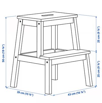 Drevené schodíky - 2