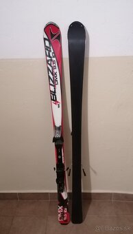 Lyže 156cm + lyžiarky - 2