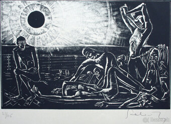 Szabó Gyula: drevoryty Ecce Homo - 2