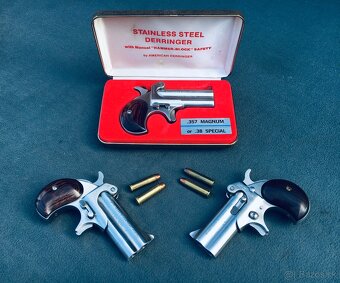 Moderný nerezový Derringer .357 Magnum / .38 Special - 2