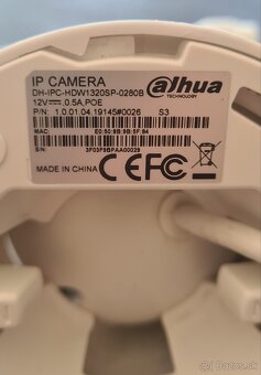 Vonkajšia IP kamera Dahua dome, 2 a 3 Mpx - 2