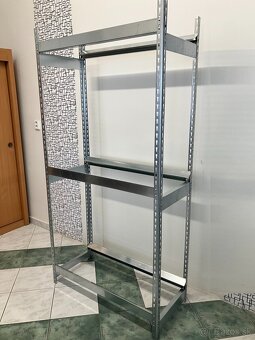 Kvalitné pozinkované regále na kolesá - 2