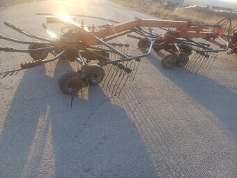 Zhrnovač sena, zhrabovač, riadkovač, dvojrotorovy 6m - 2