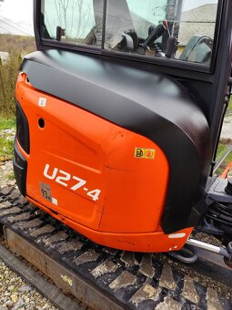 Predám bager Kubota U-27-4 - 2