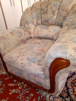 Kreslo s drevom-Dvojkreslo, 2xThon" a vianočný stromček - 2