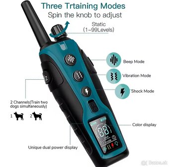 Profi Elektrický výcvikový obojok RS3 PRO. - 2