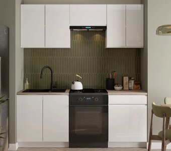 Kuchynská linka(NOVÁ) 200cm /frezovane úchyty - 2