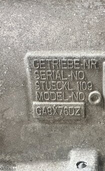 BMW převodovka GA8X76DZ - 2