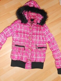 Ružová zimná bunda - 2