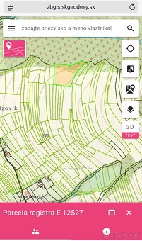 Predaj pozemkov Horná Súča. - 2