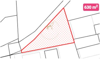 PREDAJ: stavebný pozemok 630m2 v Kočovciach - 2