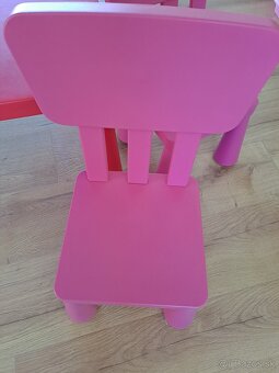 Mammut ikea stôl a stoličky - 2