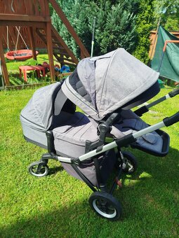 Thule sleek súrodenecký dvojičkovký kočík - 2