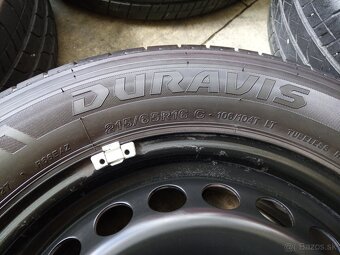 Original VW disky 16" s pneu Bridgestone Duravis 215/65 16 - 2