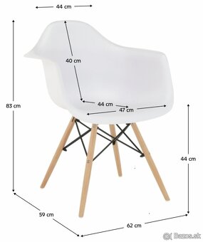 Jedálenské stoličky zn. VITRA - 2
