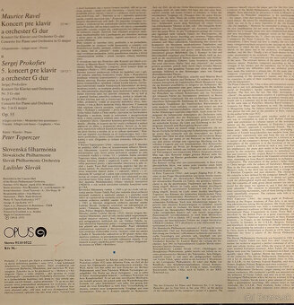 Retro gramofónová LP platňa Piano Concertos - 2