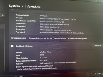 LENOVO Thinkpad T470S + Dock - 2