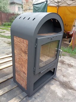 Veľké široké krbové kachle - 2
