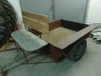 Vozík,vozíček,vlečka domácí výroby,jako vari - 2