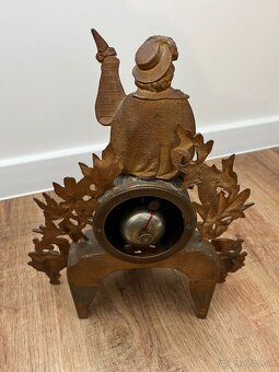 Starožitné krbové hodiny - 2