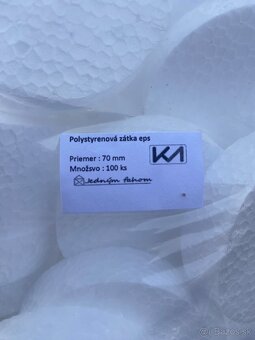 Polystyrenove zatky o priemere 70mm - 2