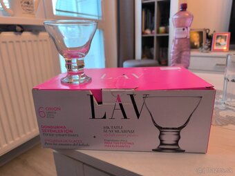 Poháre na zmrzlinu - sada 6 ks - 2