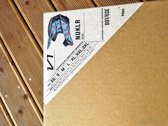 FOX prilba V1 Nuklr teal - 2