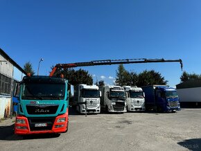 MAN TGS 26.400, valnik s hydraulickou rukou PALFINGER 23-6 - 2