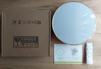 Horevo LED RGB stropné svietidlo 30 cm s Bluetooth reprodukt - 2