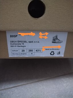 Taktická obuv Bosp stredná 43,5 - 2