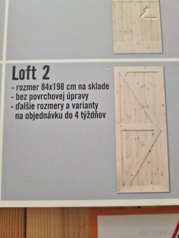 Drevene Loft, barn door - 2