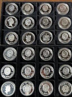 Nádherná sada 1 oz. investičné striebro Ag 999 unca - 2