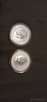 Strieborné investicne mince rok bavila 2021 - 2