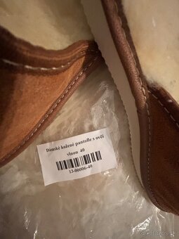 Dámske zateplené papuče - 2