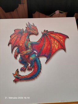 Drevené puzzle draci - 2