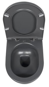 Závesné wc Infinity antracit - 2