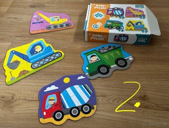 Predám Trefl puzzle stavebné stroje za 5EUR - 2
