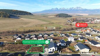 Pozemok pre výstavbu rodinného domu s TOP výhľadom 514 m2 v - 2