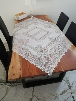 Obrus snehovo biely 110cmx110cm - 2