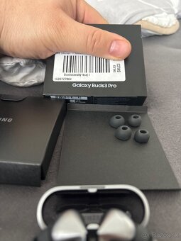 Samsung Buds3 Pro strieborné - nové - 2
